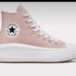 Converse All Star Pink White High Tops are brand new.